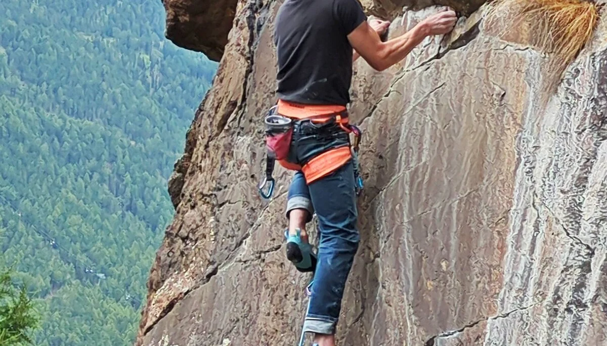 Kletterer im Klettergarten Moosalm | © Johanna Fuhrmann