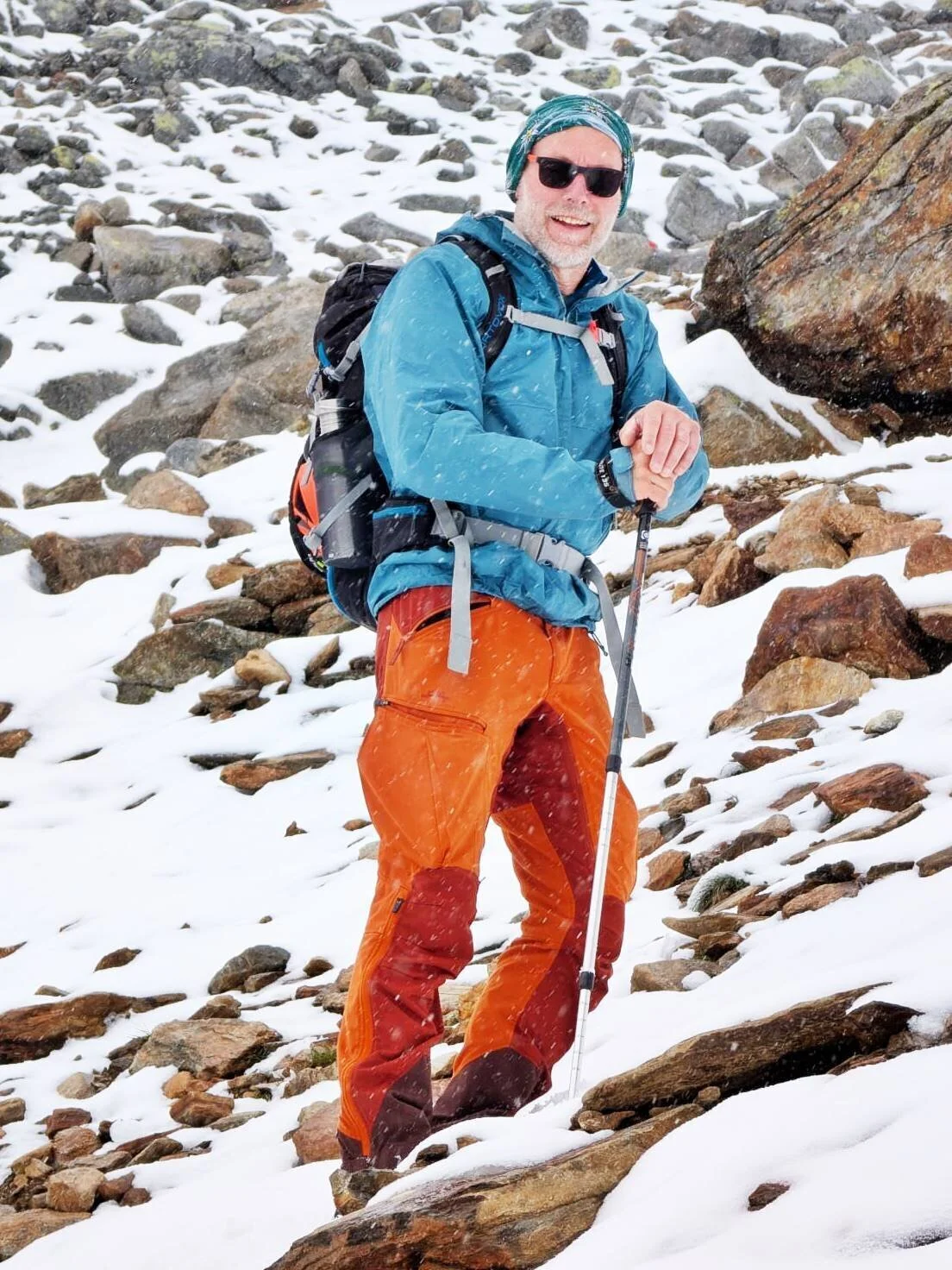 Thomas Tamke steht am Schwarzkogel | © Tim Rada