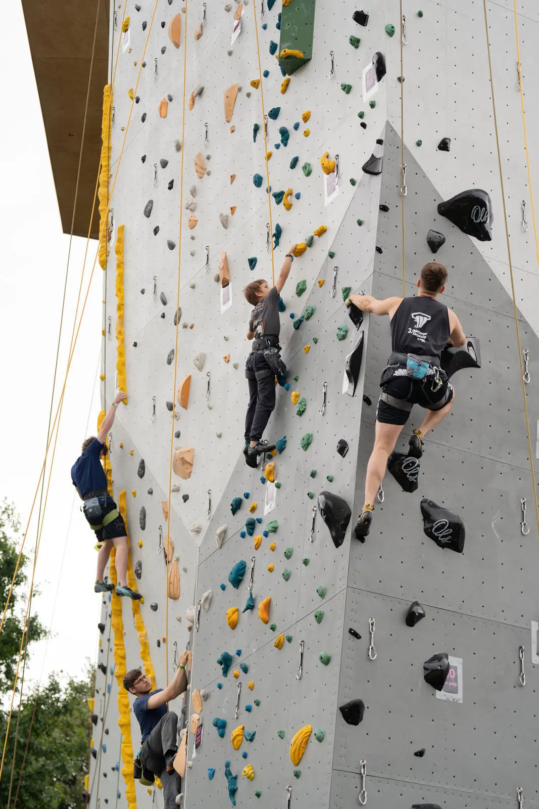Kletterer beim Klettercup 2026  | © Lisa Oehlert