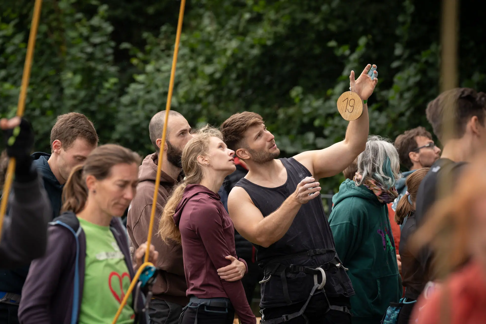 Kletterer beim Klettercup 2026  | © Lisa Oehlert