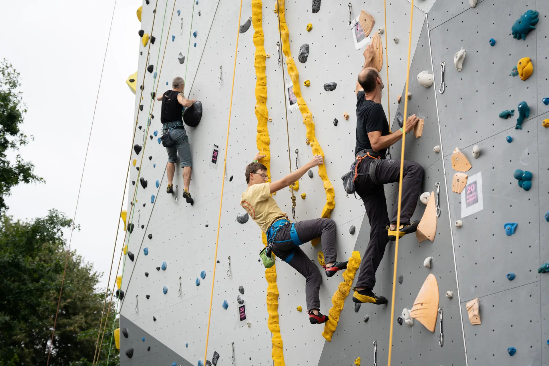 Kletterer beim Klettercup 2026  | © Lisa Oehlert