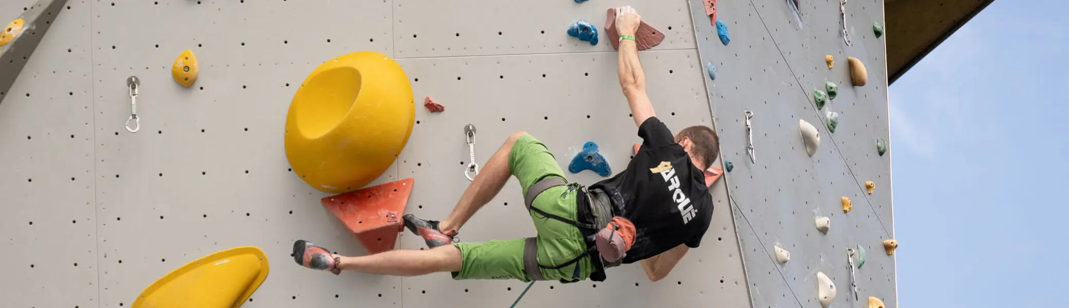 Kletterer beim Klettercup 2026  | © Lisa Oehlert