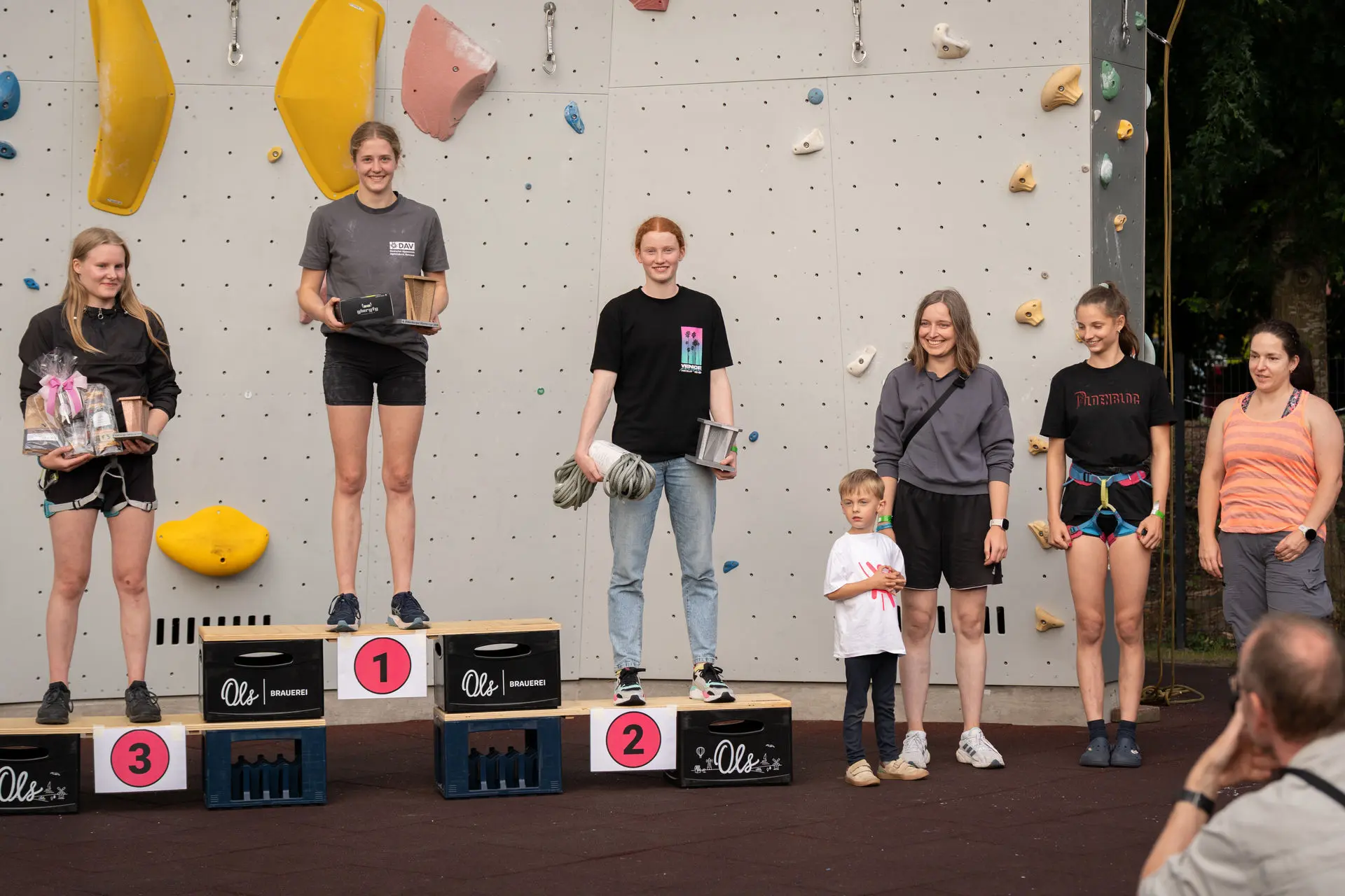 Kletterer beim Klettercup 2026  | © Lisa Oehlert