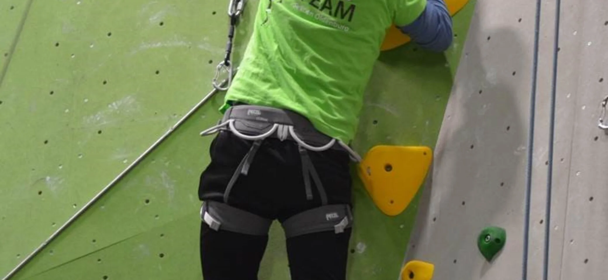 Kletterer bei den Special Olympics Niedersachsen | © Ralf Holtgrefe