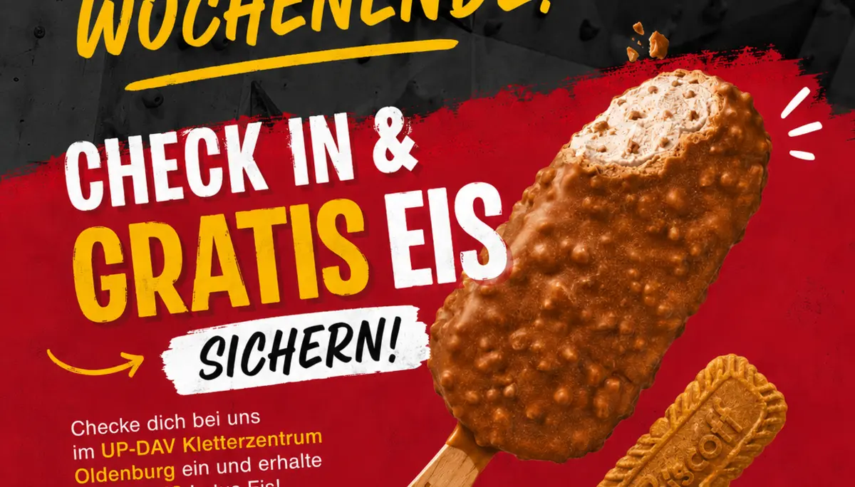 Bild mit einem Eis von Biscoff  | © Malte Pfennings