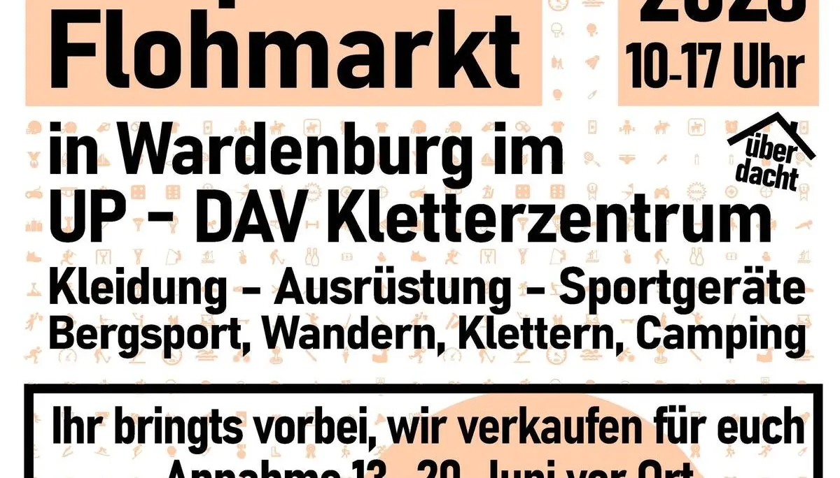 Poster für Outdoorflohmarkt | © Andreas Henke