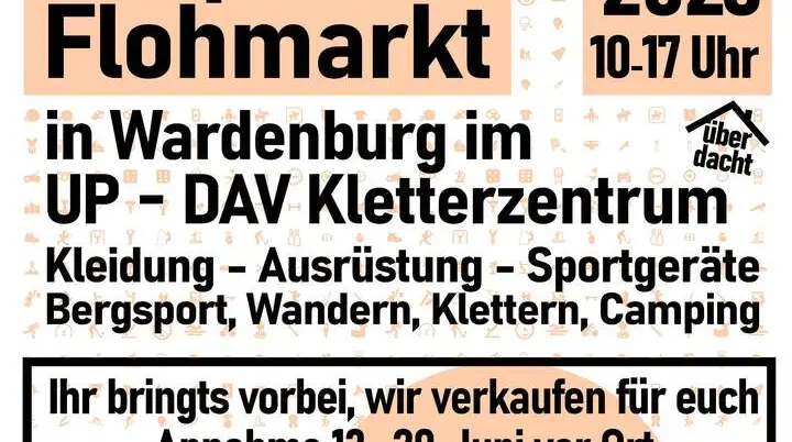 Poster für Outdoorflohmarkt | © Andreas Henke