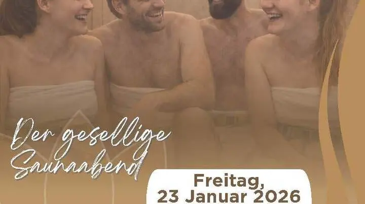 vier Menschen sitzen in einer Sauna | © Kletterzentrum